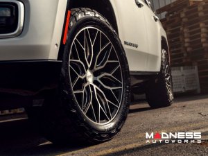 Jeep Wagoneer Custom Wheels - HF6-3 by Vossen - Brushed Gloss Black